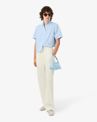 Camisa Oversized con Efecto Petit Piqu&eacute;