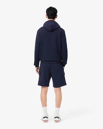 Men's Cotton Fleece Cargo Shorts