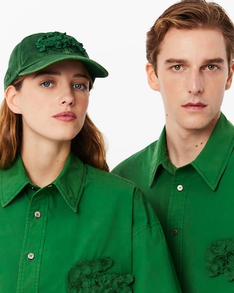 Unisex Embroidery Collection Button Down Shirt