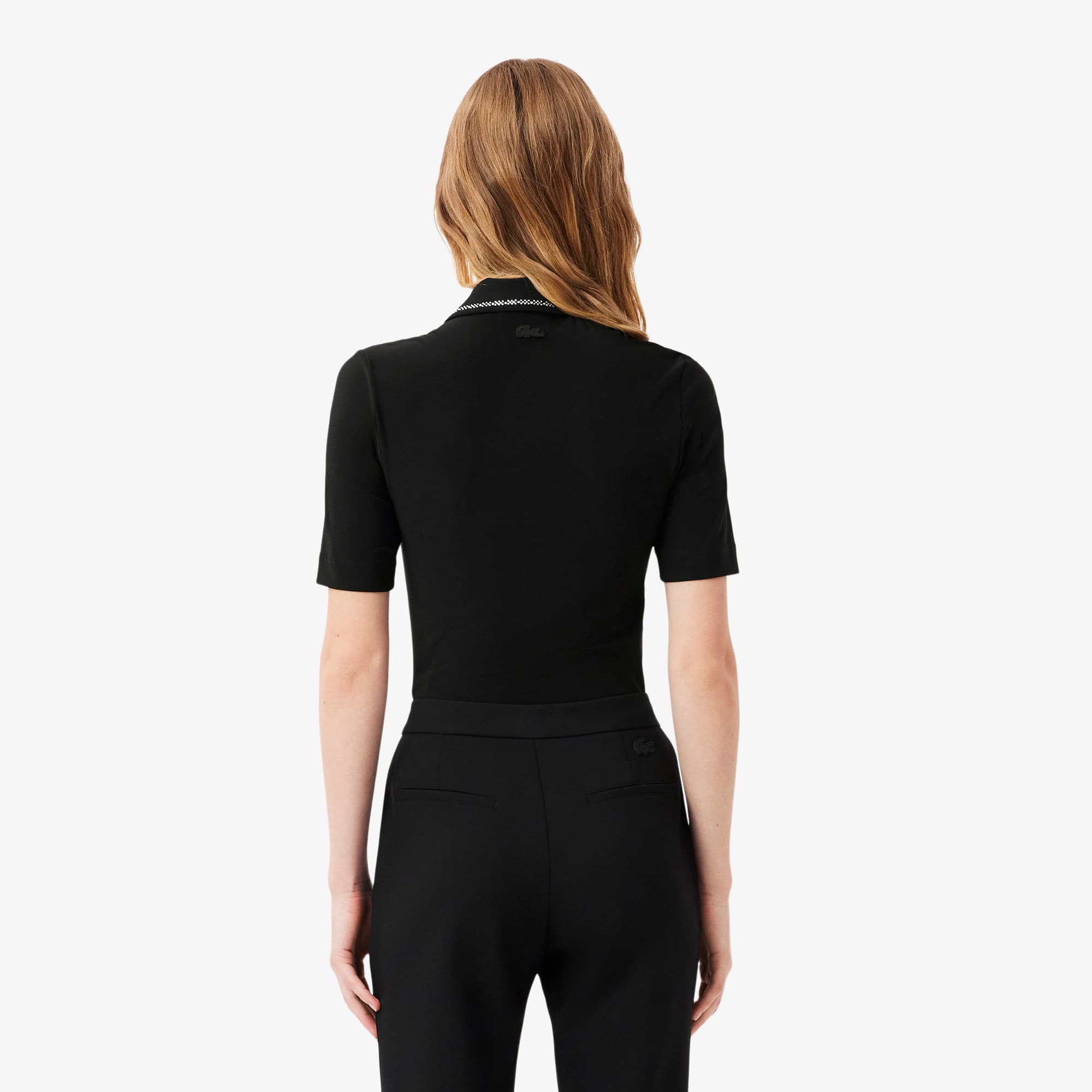 Women's L.12.D Slim Fit Diamanté Pop Polo - Polo Shirts - New In