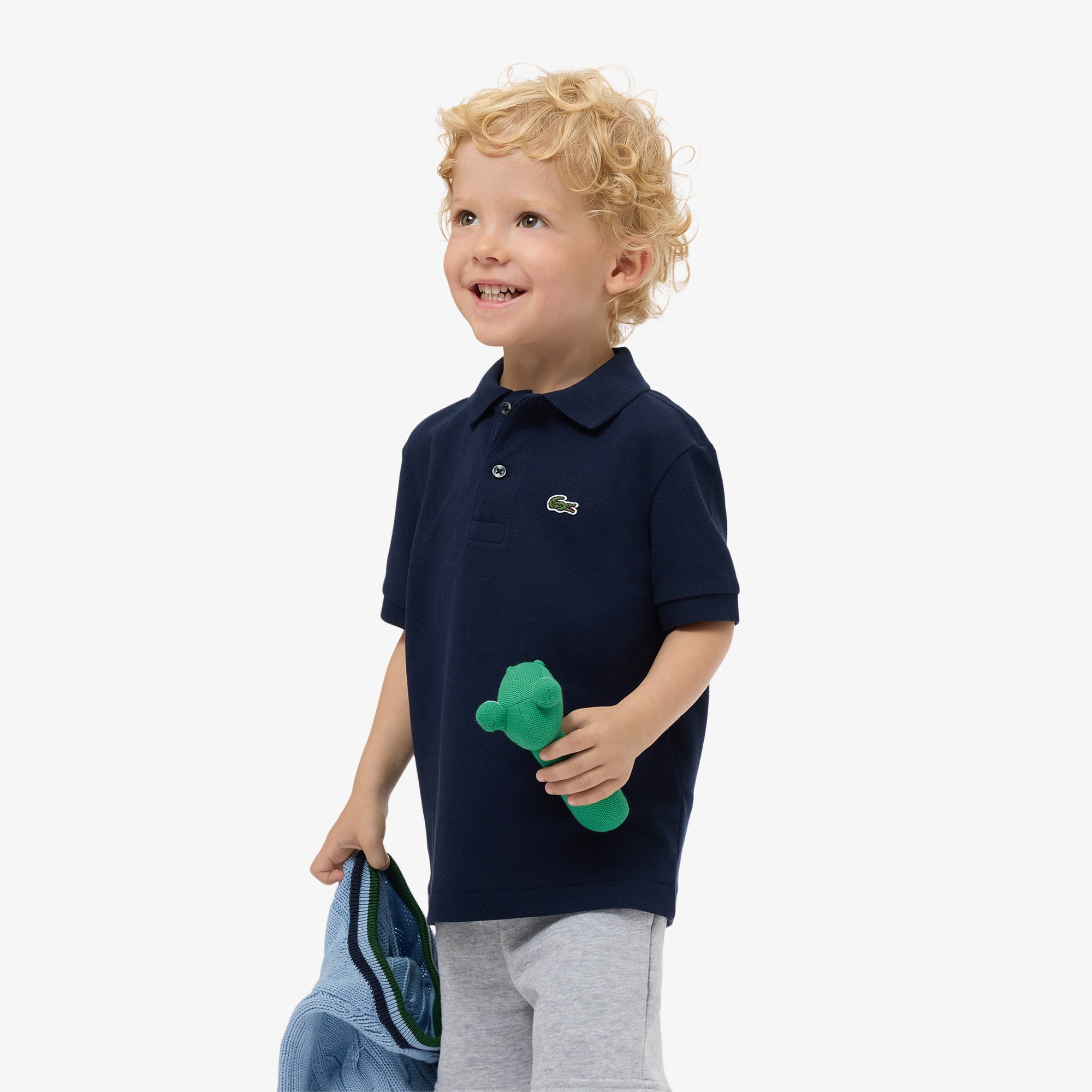 Lacoste Boys' Petit Piqué Polo - 5 Years In Blue