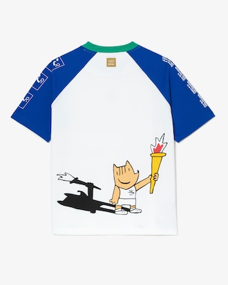 Playera estampada Lacoste Olympics unisex