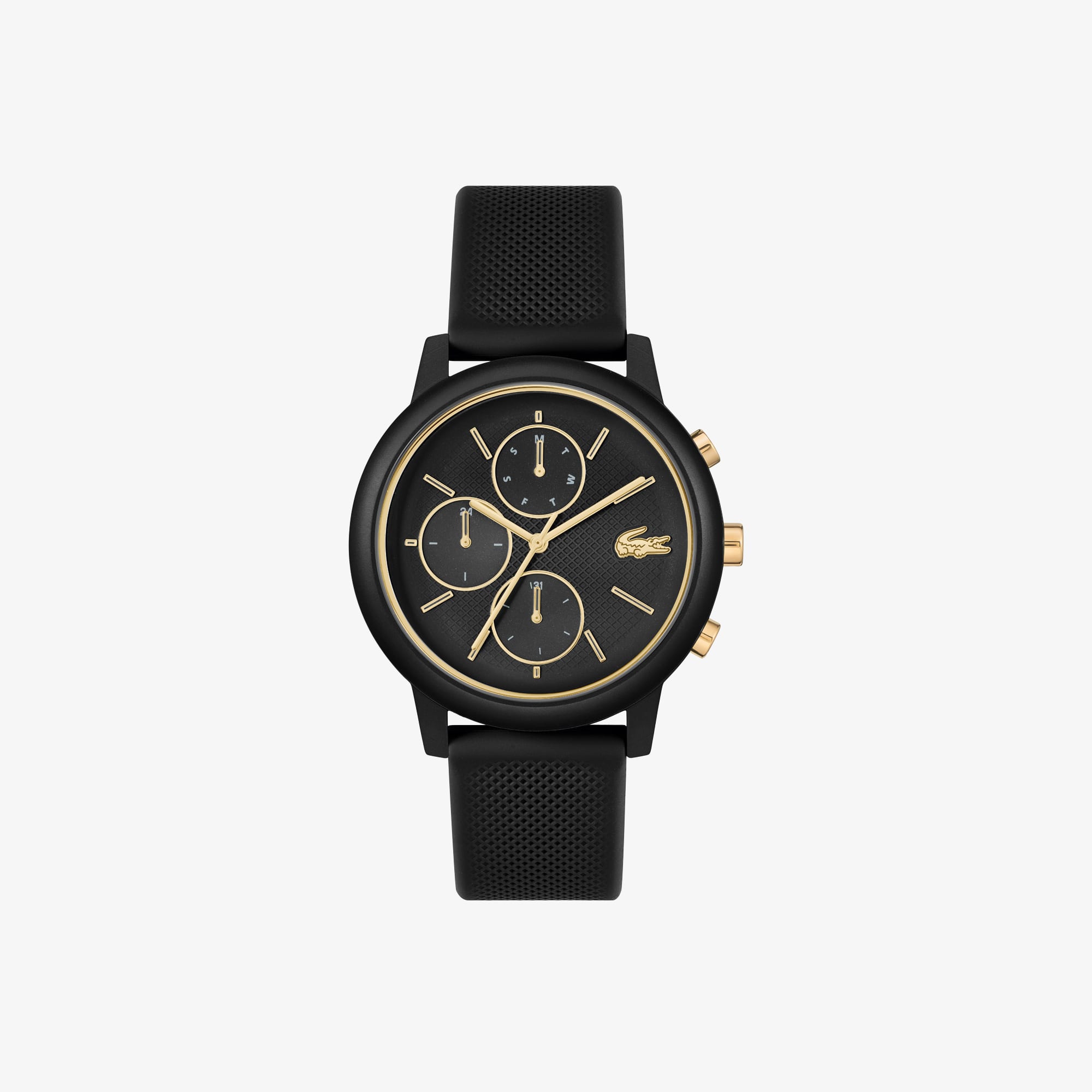 Lacoste .12.12 Move Multi Silicone Watch - One Size In Black