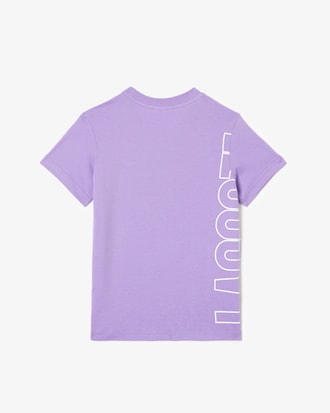 Kids' Oversized Logo Cotton Jersey T-Shirt