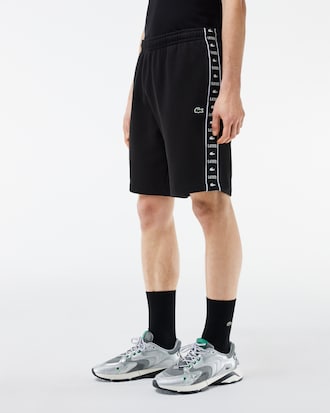 Men's Logo Stripe Fleece Shorts