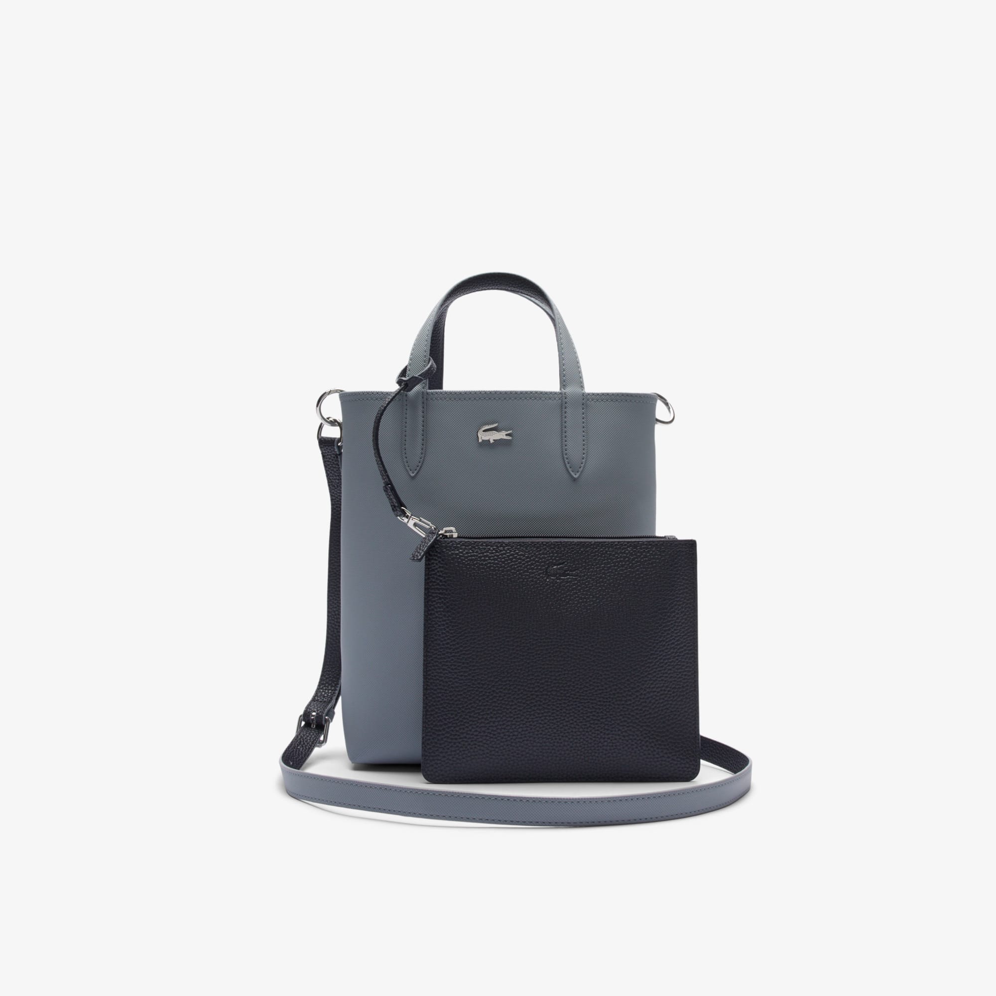 Lacoste Women's Anna Vertical Reversible Tote - One Size In Blue