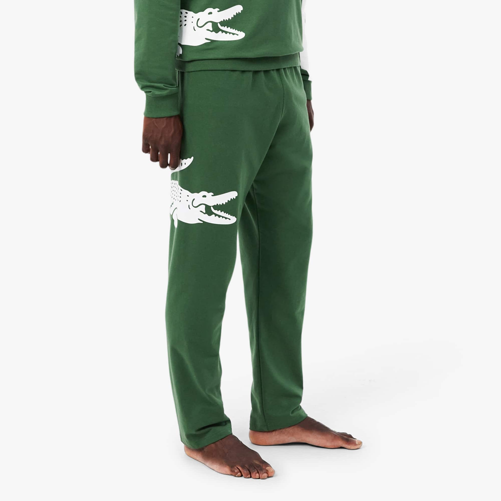 Men's Printed Fleece Loungewear Pants