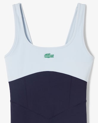 Women's Lacoste x Bandier Colorblock Bodysuit