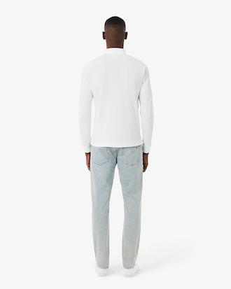 Jeans índigo de corte slim con cinco bolsillos para hombre