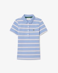 Girls' Striped Petit Piqué Polo