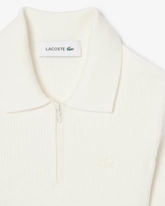 Vestido plisado de cuello polo