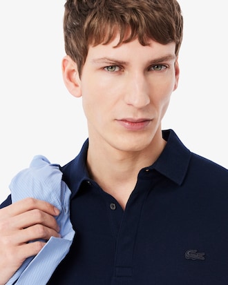 Men's Regular Fit Paris Stretch Piqu&eacute; Polo
