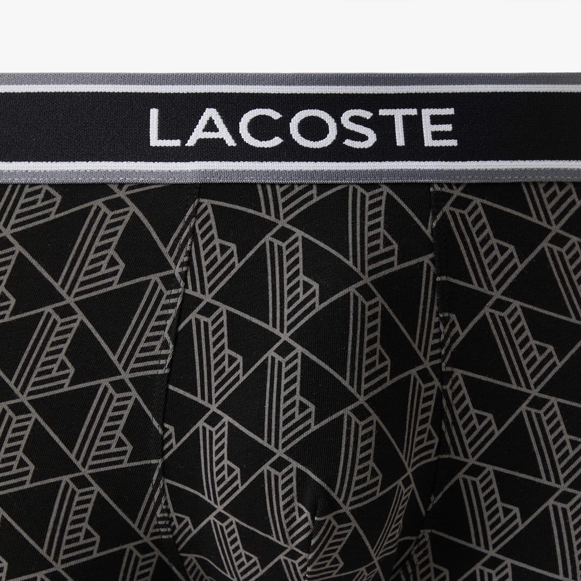 Men's 3-Pack Monogram Print Boxer Briefs