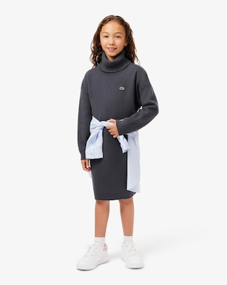 Kids' Knit Turtleneck Dress 