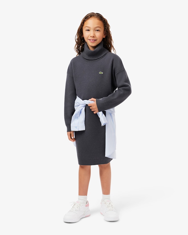 Kids' Knit Turtleneck Dress 