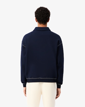 Men's Loose Fit Piqué Sweatshirt