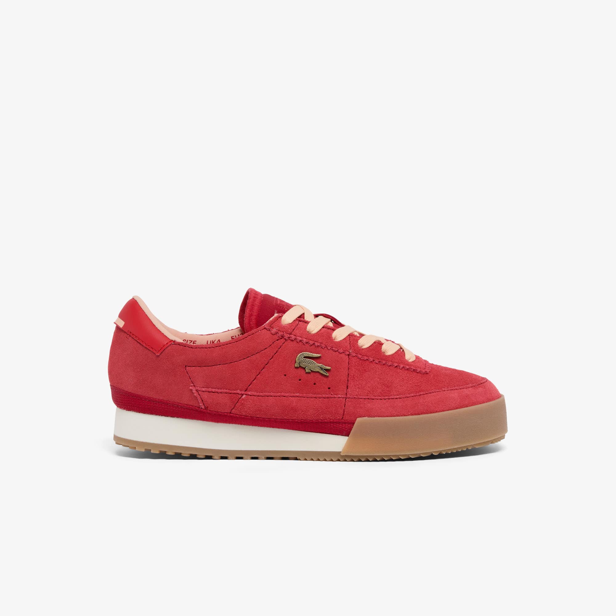 Lacoste Women's Aura Suede Sneakers - 5.5 In Brown