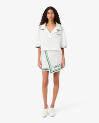 Runway Boucl&eacute; Knit Mini Skirt