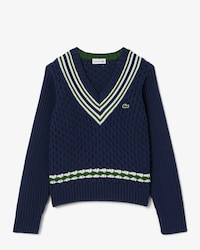 Girls' Cotton V-Neck Sweater Vest