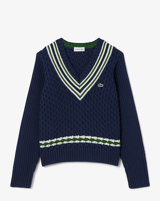 Girls' Cotton V-Neck Sweater Vest