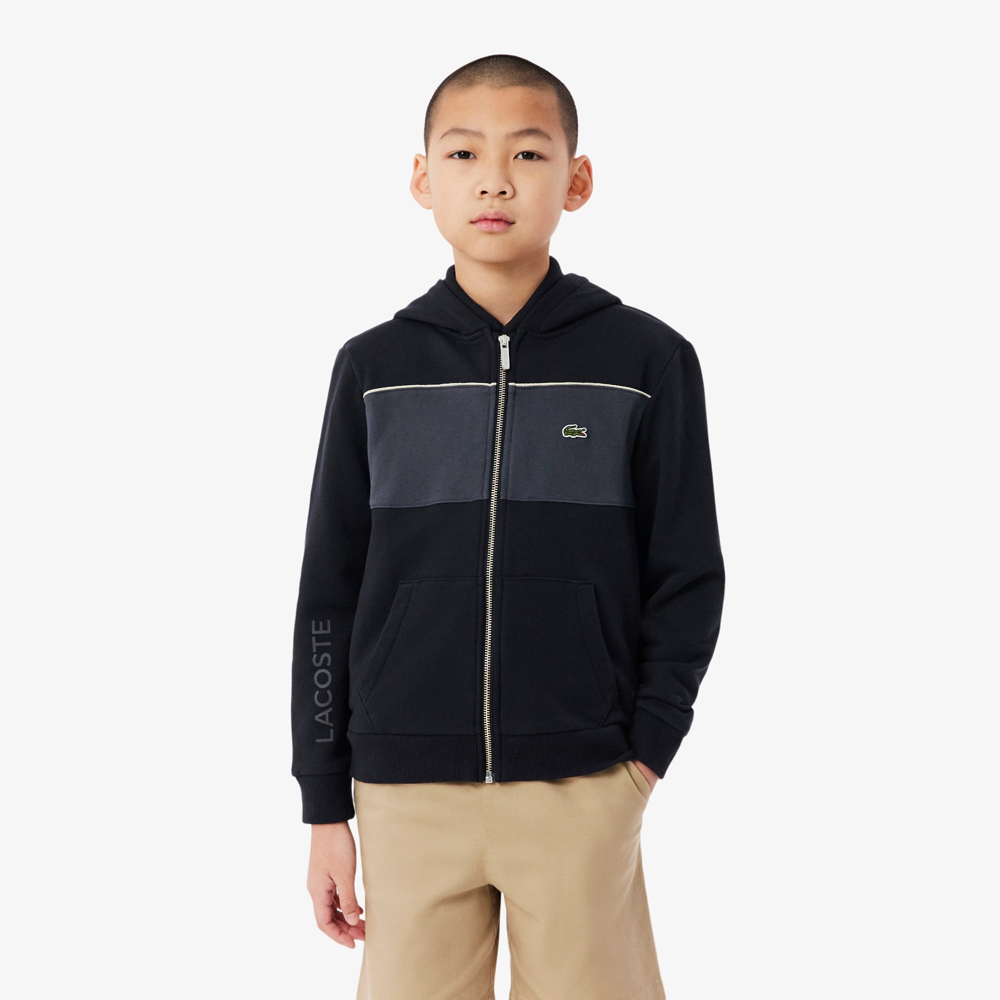 Lacoste Colorblock Zipped Hoodie