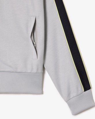 Men's Colorblock Ripstop Piqu&eacute; Zip-Up Sweatshirt