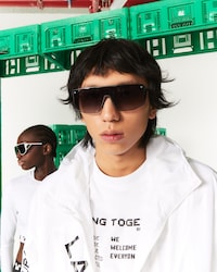 Metal Shield Lacoste x Minecraft Sunglasses