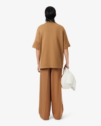 Runway Wide Fit Tailored Wool Pants