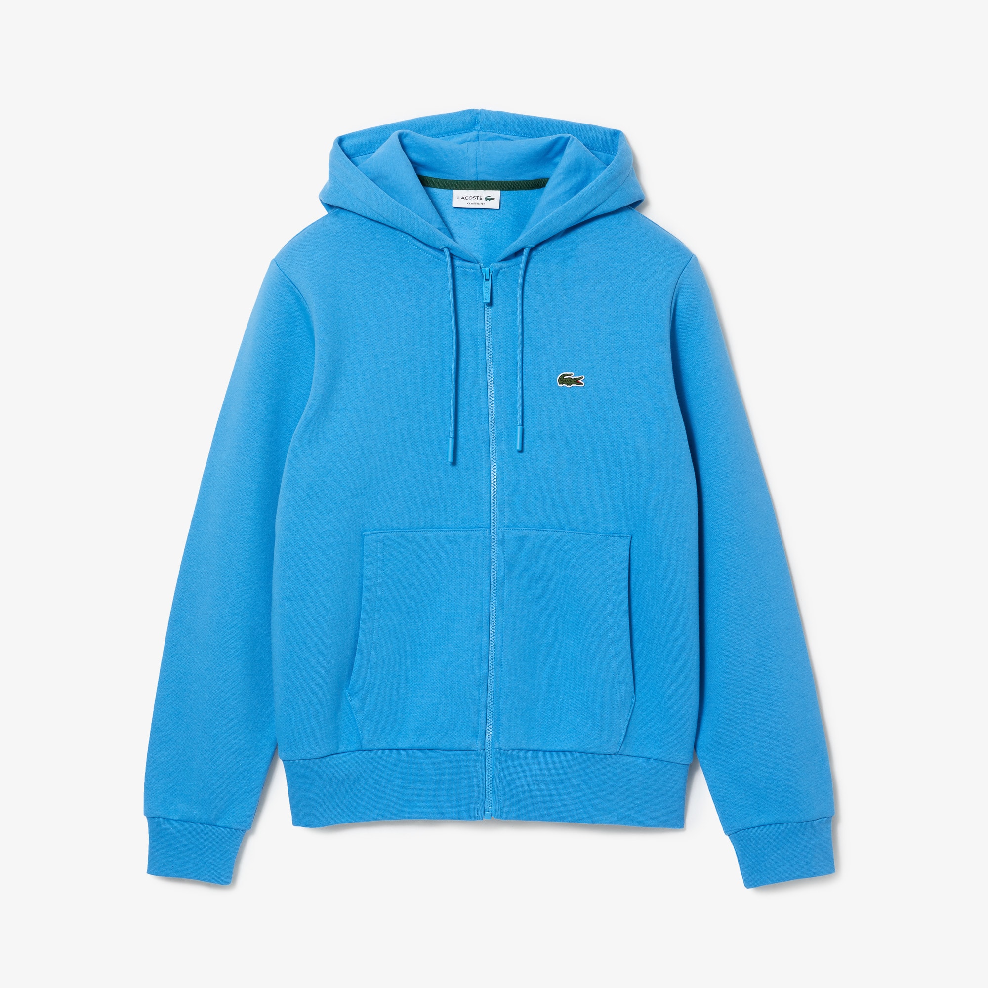 Organic Cotton Kangaroo Pocket Hoodie | Lacoste US | Men's