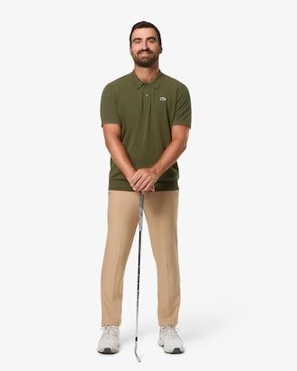 Men's Short Sleeve Polo Collar Golf Sweater