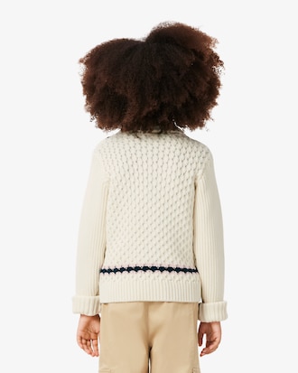 Girls' Cotton V-Neck Sweater Vest