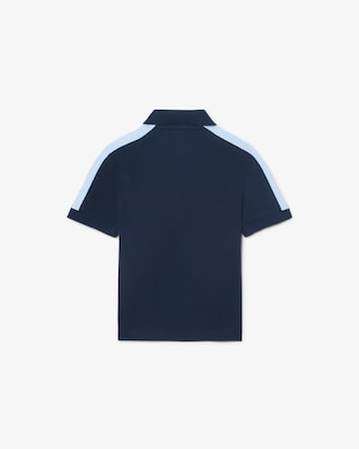 Color-Block Petit Piqu&eacute; Polo Shirt