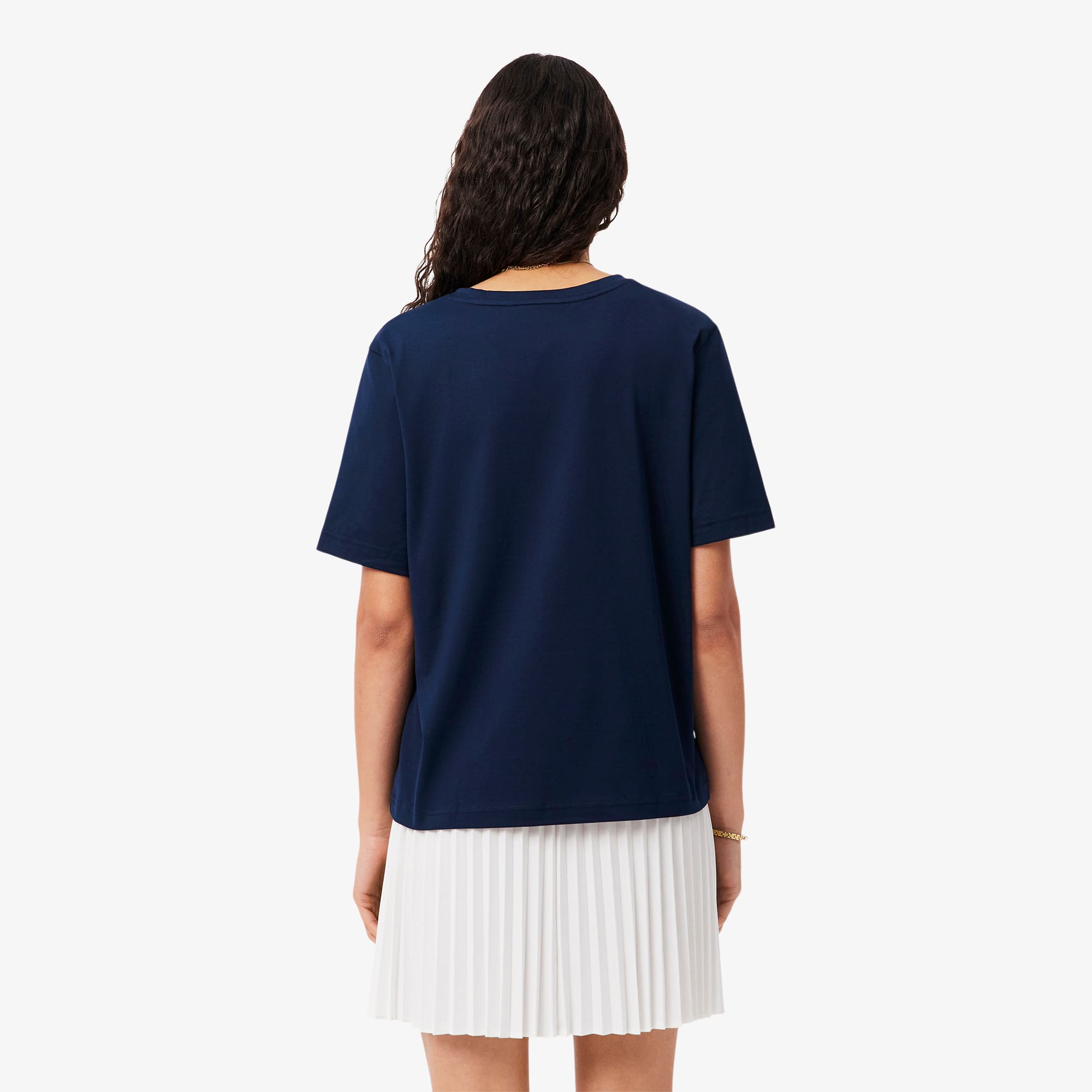 Women's Relaxed Fit Soft Cotton V-Neck T-Shirt