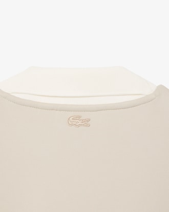 Runway Satin Knit V Neck Sleeveless Sweatshirt