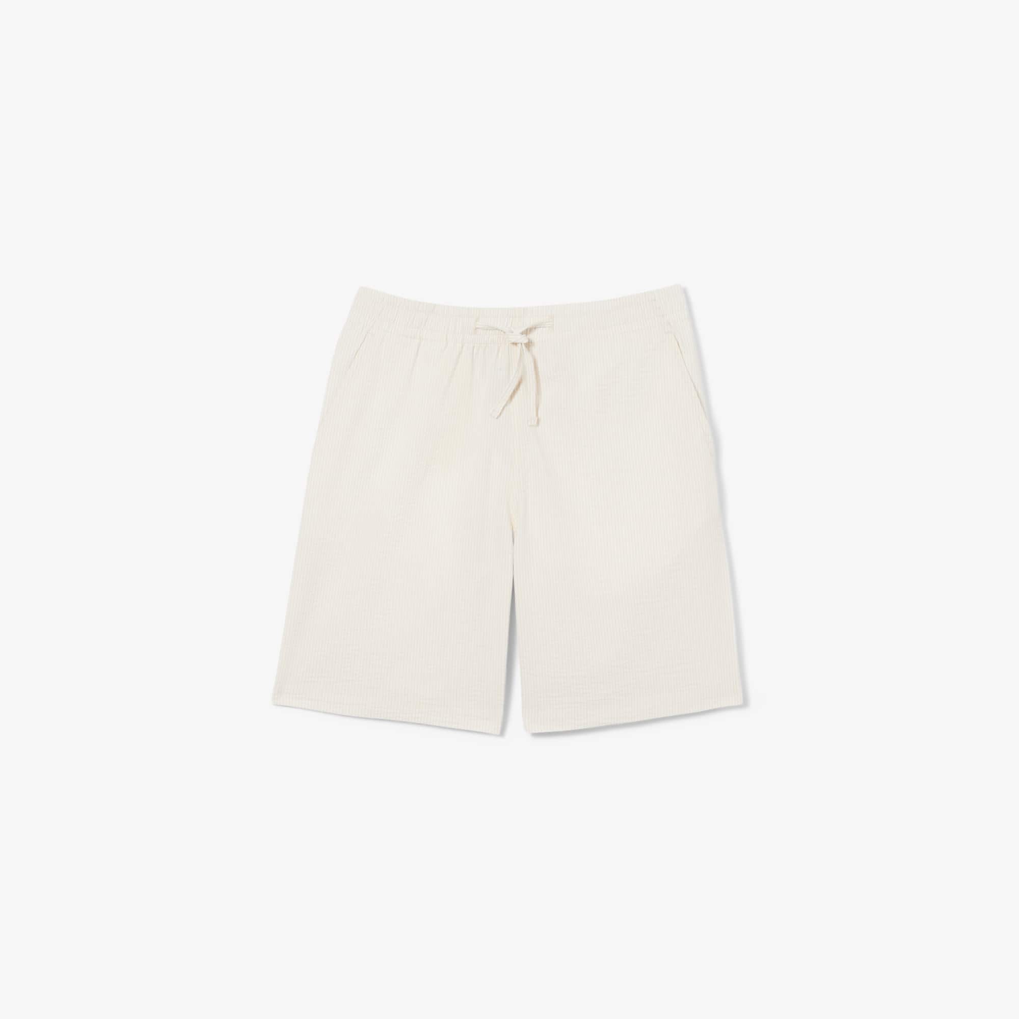 Cotton Seersucker Shorts
