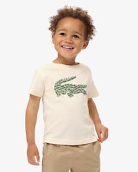 Crocodile Print Cotton T-shirt