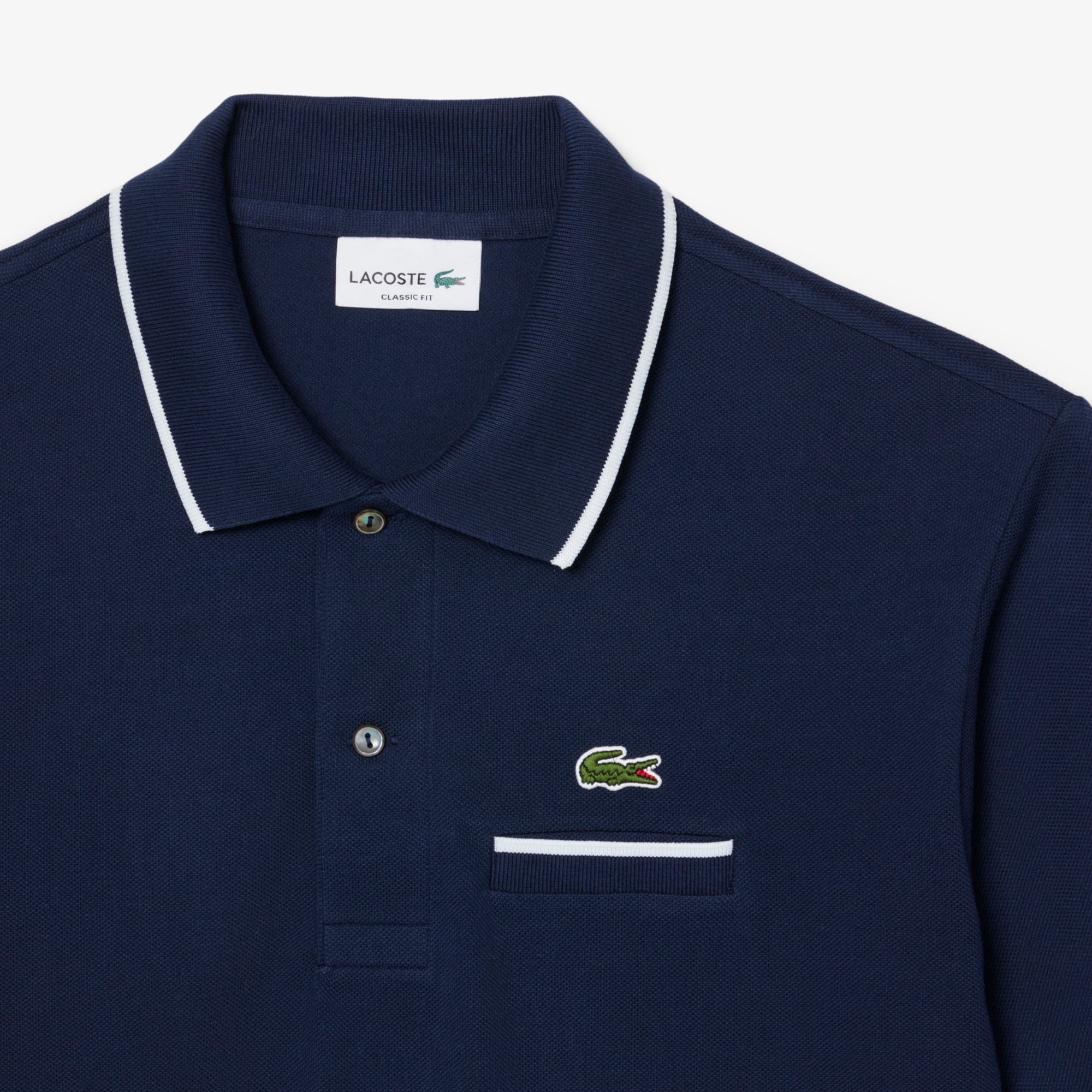 Men's Classic Fit Pocket Accent L.12.12 Polo - Polo Shirts - New