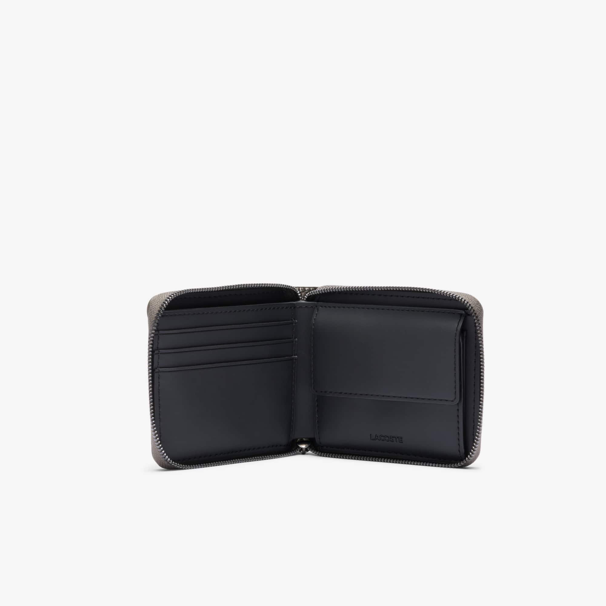 Lacoste 財布＆バッグ 黒 Women's Daily City Small Zipped Billfold - Wallets & Small