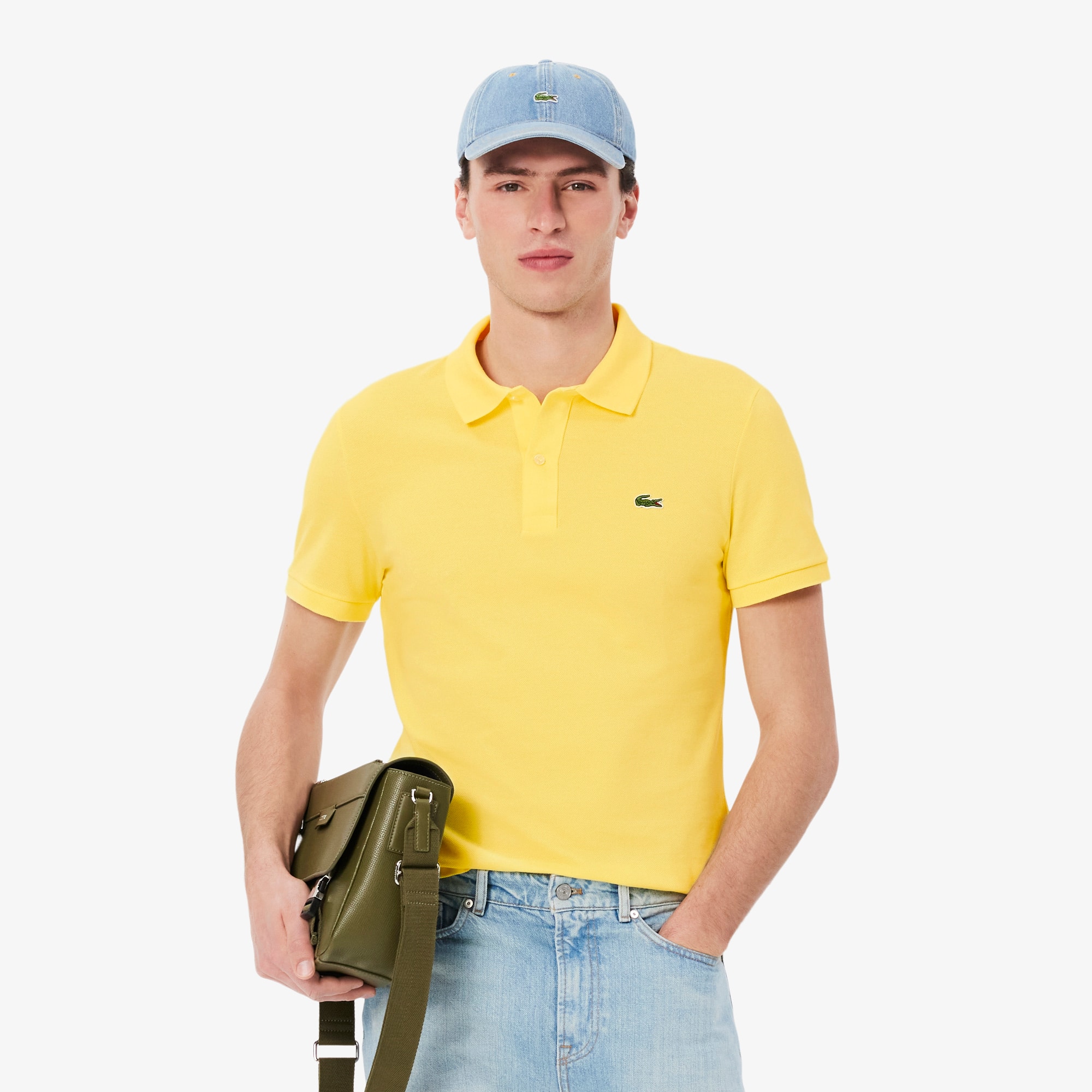 chapati★ Men's Slim Fit L.12.12 Piqué Polo - Polo Shirts - New In
