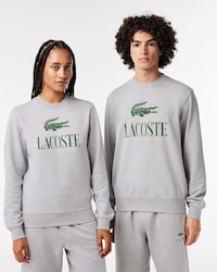 Unisex Fleece Crew Neck Print Sweatshirt