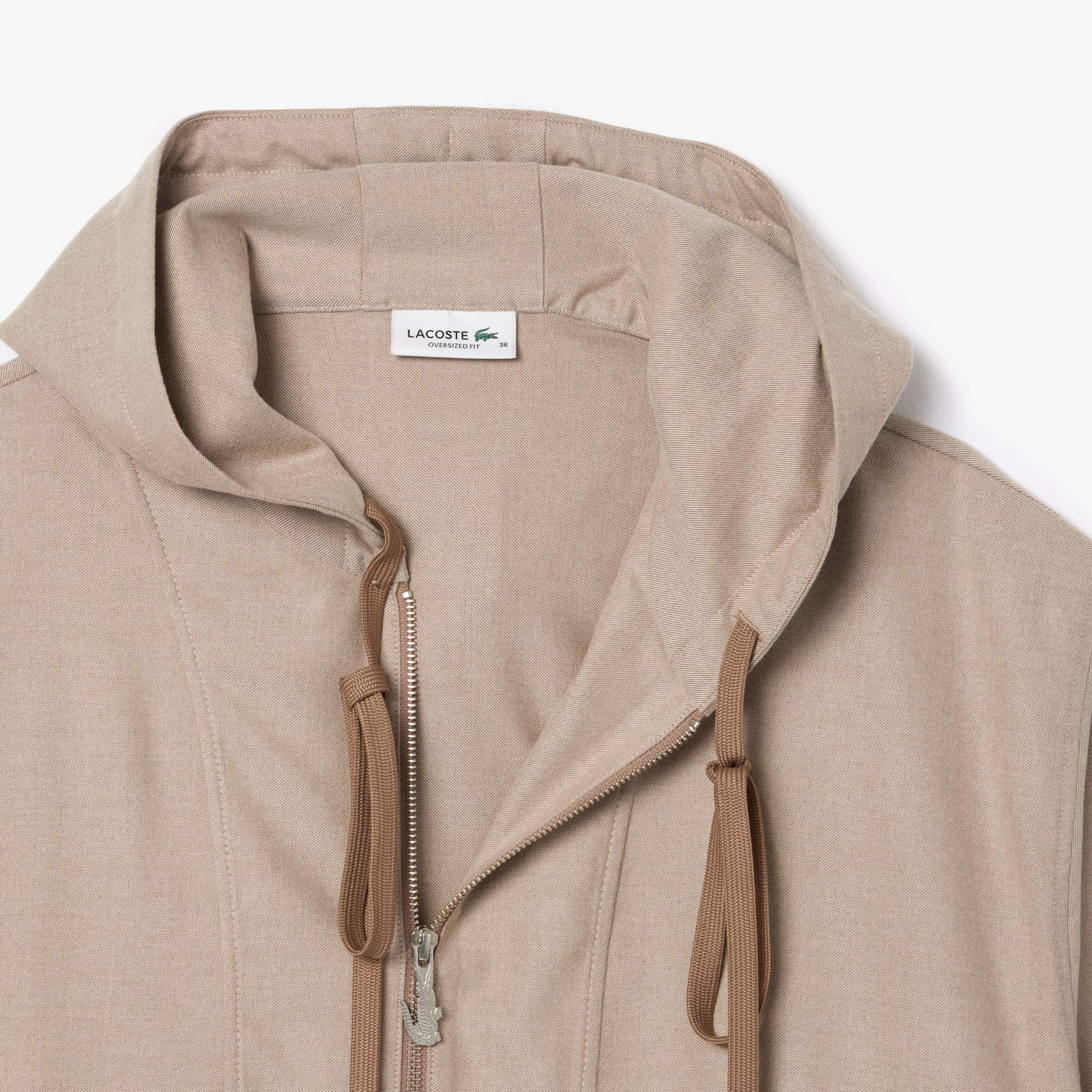「LACOSTE」CF4188 レディース Women's Oversized Flannel Pull Over Jacket - T-Shirts & Tops