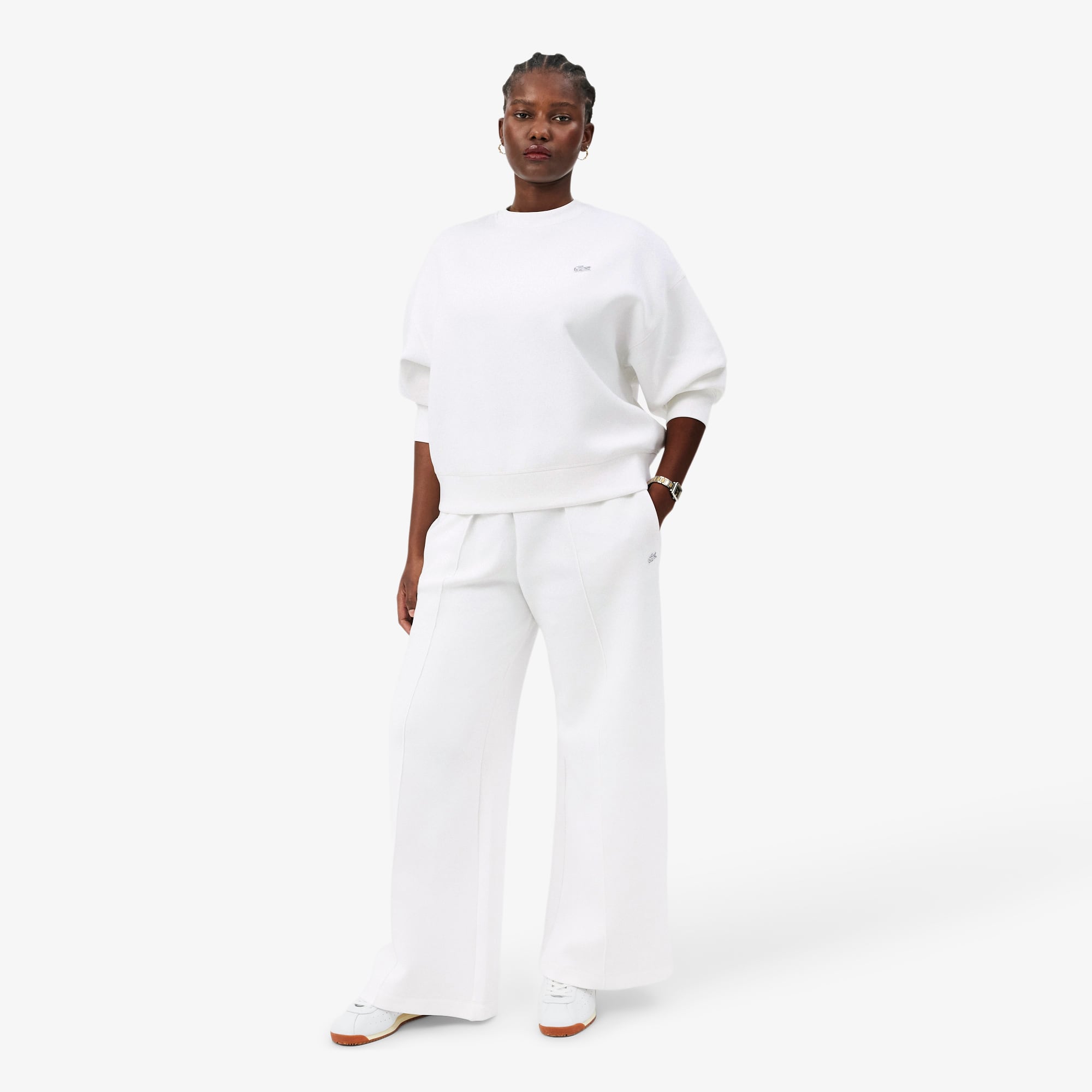 Wide Fit Jersey Sweatpants - Pants & Leggings - New In 2026 | Lacoste