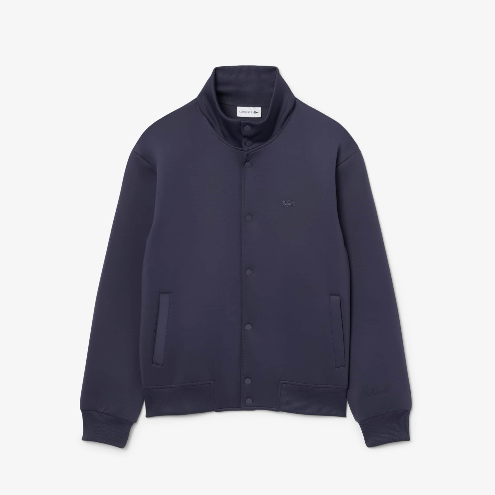 High Neck Embroidered Signature Jacket - Jackets & Coats - New In
