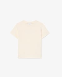 Textured Lacoste Cotton T-Shirt