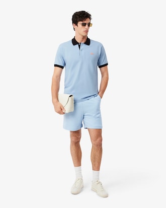 Classic Fit Contrast Rib Polo