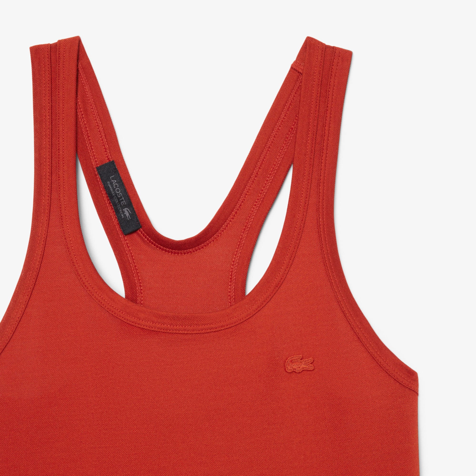 Runway Silk Piqué Tank Top