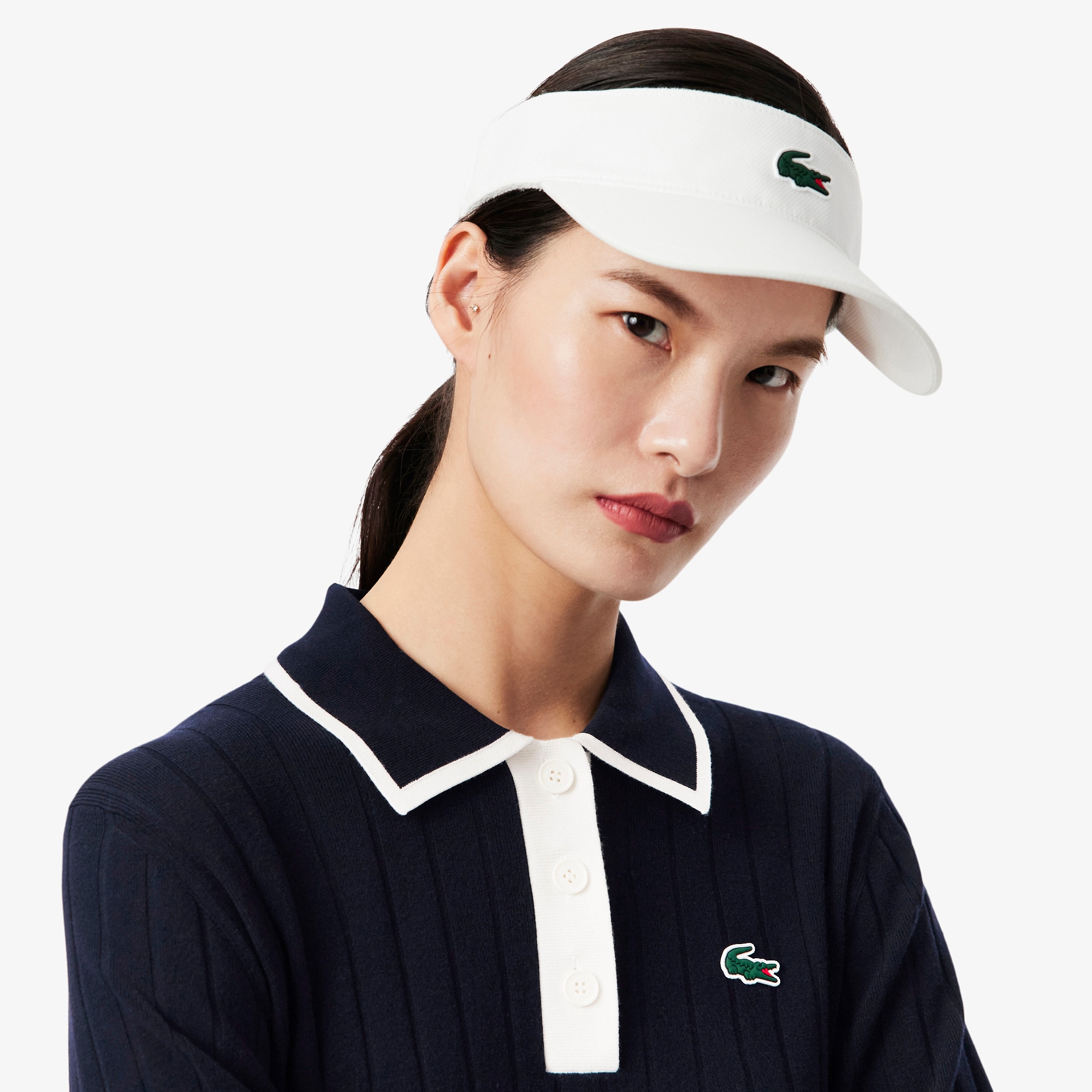 【美品】LACOSTE レディース ゴルフシャツ サイズM LACOSTE ゴルフシャツ レディース｜レディースウエア｜ゴルフ