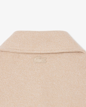 Oversized Ribbed Polo Sweatshirt