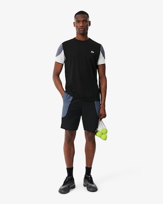 Water-Repellent Color-Block Sport Shorts