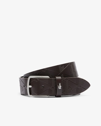 Men's Monogram Leather Belt